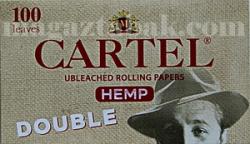 Сигаретная бумага Cartel Double organic hemp (100 шт.)
