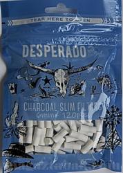 Фильтры для самокруток Desperado Slim угольные 120 