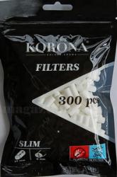 Фильтры для самокруток Korona Slim 6 мм (300 шт.)