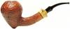 Трубка LASSE SKOVGAARD SANDBLAST QUARTER BENT ACORN WITH OLIVEWOOD